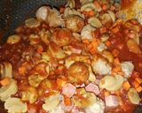 Gambar langkah 4 resipi Spagetthi Bolognese.