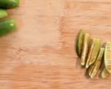 A picture of step 1 of Crispy Ivy gourd fry (or) fried Tindora.
