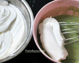 Foto langkah ke 3 dari resep Ogura Cake Green Tea Selembut Kapas.