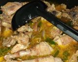 A picture of step 11 of Kenyan Kienyeji chicken pepper soup.
