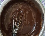 A picture of step 3 of Christmas 🍫 chocolate choco chips whip cream cake.