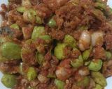 Foto langkah ke 6 dari resep Sambal cumi asin pete.