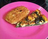Foto del paso 6 de la receta Quiche de espinacas y ajitos tiernos