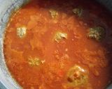 Foto del paso 8 de la receta: Estofado de albóndigas con papas y zapallo