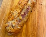 A picture of step 9 of Reuben Stromboli.