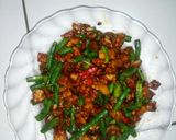 Foto langkah ke 3 dari resep Tumis tempe kecap kacang panjang.