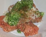 A picture of step 1 of Persian Turkey Kofta Kebabs.