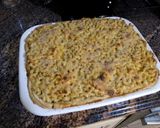 A picture of step 7 of Baked mac and cheese pie.