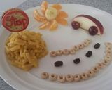 A picture of step 1 of Fun food ideas for kids🍎🍌🍉🍍🍊🍏🍇.