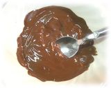 A picture of step 5 of Rich Chocolate Pound Cake Valentine's Day.