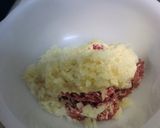 A picture of step 3 of Extremely Juicy! Light and Tender Hamburger Steaks.