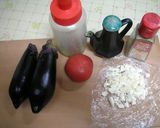 A picture of step 1 of Italian-Style Eggplant and Tomatoes in 5 Minutes in the Microwave.