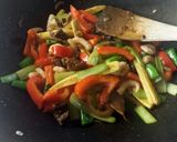 A picture of step 8 of Prawn Stir Fry.
