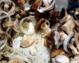 A picture of step 2 of Zucchini Mushroom Rice Skillet.