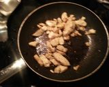 A picture of step 1 of Grilled chicken omelet.