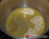 A picture of step 1 of Béchamel sauce.