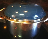 Foto del paso 3 de la receta: Sopa de espinaca fresca con jamón curado y huevo