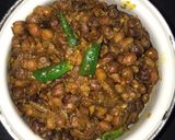 A picture of step 3 of Masala chanye.