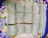 Hình bước làm 5 của món Phở cuộn