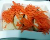 Baked cheesy breakfast(carrot and eggs)meatless recipe step 4 photo