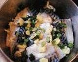 A picture of step 4 of Mother's Stewed Mackerel and Daikon Radish with Gochujiang Chilli Paste.