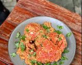 Gambar langkah 10 resipi Singaporean Chili Crab 🇸🇬.