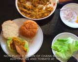 சென்னா மசாலா பன்(chana masala bun) ரெசிபி ஸ்டேப் 8 புகைப்படம்