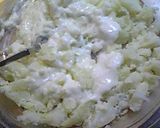 A picture of step 2 of Creamy Potato Baked with Meat Sauce.
