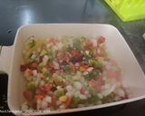 Foto del paso 2 de la receta: Berenjenas con pollo verduras y champiñones gratinados