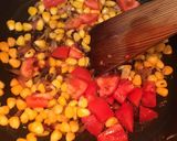 A picture of step 2 of Corn Palak Curry.
