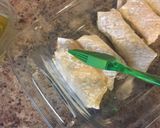 A picture of step 5 of Taco Egg Rolls.