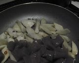 A picture of step 3 of Burdock Root, Konnyaku and Beef Simmered with Miso.
