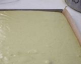 A picture of step 7 of Matcha Roll Cake White Chocolate Cream.