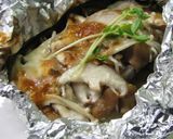 A picture of step 7 of Salmon Cooked In Foil With Creamy Miso and Cheese.