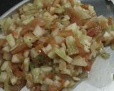 A picture of step 6 of Potato wraps with cucumber relish and caramalised onions.
