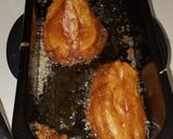 A picture of step 4 of Monte cristo sandwich.