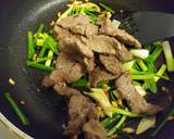 Taiwanese Beef and Ginger Stir Fry (Daging sapi tumis jahe) langkah memasak 12 foto