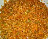 Foto del paso 4 de la receta Pimientos rellenos Tex Mex. Con carne picada y verduras