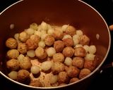 A picture of step 4 of Meatball Soup #2.