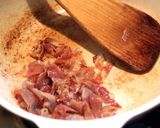 A picture of step 4 of Simple! Delicious! Authentic Pasta Carbonara.
