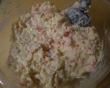 A picture of step 3 of Crab Sticks and Potato Salad Sandwich.