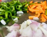 A picture of step 2 of Mix pulao.