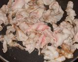 A picture of step 2 of Wasabi Greens with Pork Belly.