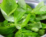 A picture of step 1 of Easy Wanut Basil Pesto.