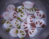 A picture of step 14 of An-mitsu with Panda Shiratama Mochi Dumplings.