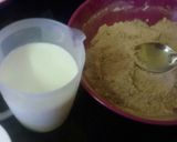A picture of step 2 of Choklate vanilla flovered brownie...