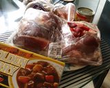 A picture of step 1 of Japanese Beef Curry.