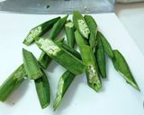 A picture of step 5 of Italian Nanban-style Chicken Tenders & Okra.