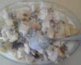 A picture of step 8 of My Brandy Bread Pudding with Ice Cream Sauce 😉#ChristmasGift.