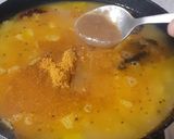 A picture of step 7 of Oats Semolina Uttapam with idli and Sambhar.